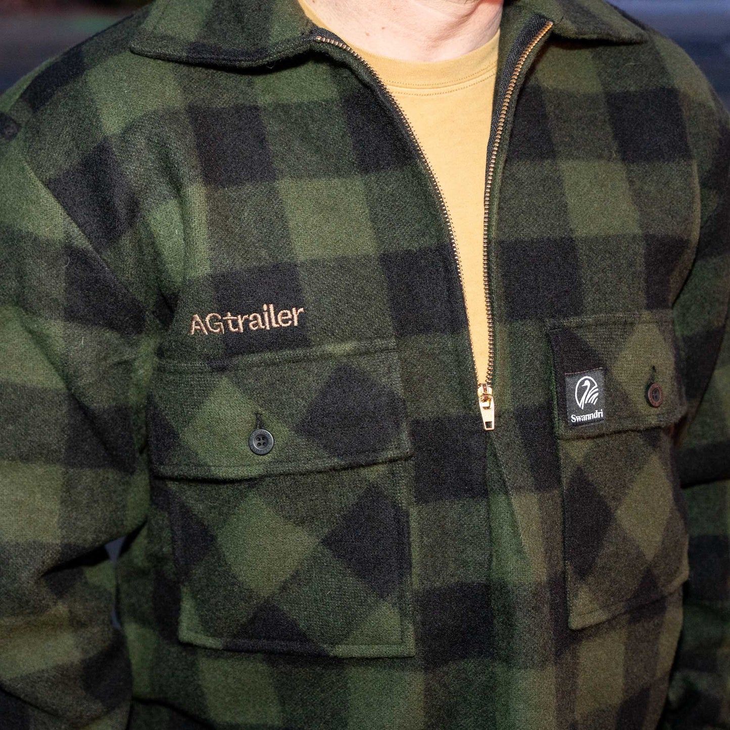 Chest Embroidered with Agtrailer Crest