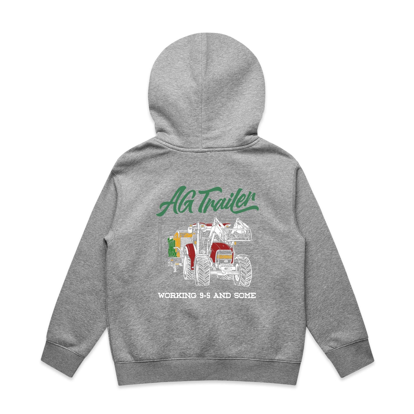 Youth Relax Hoodie - Gray (Working 9-5)