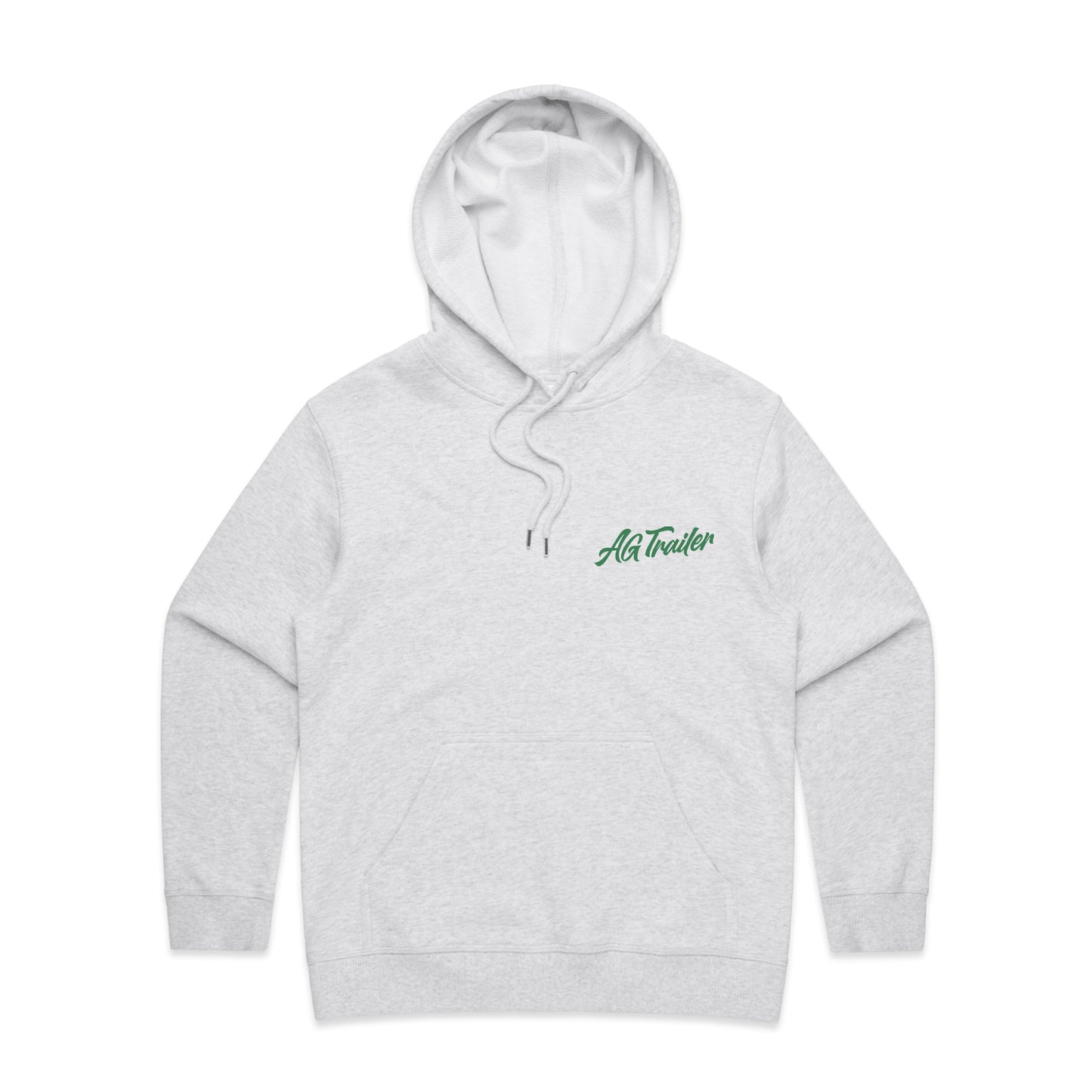 WOMEN'S Hoodie - White Marle (Working 9-5)