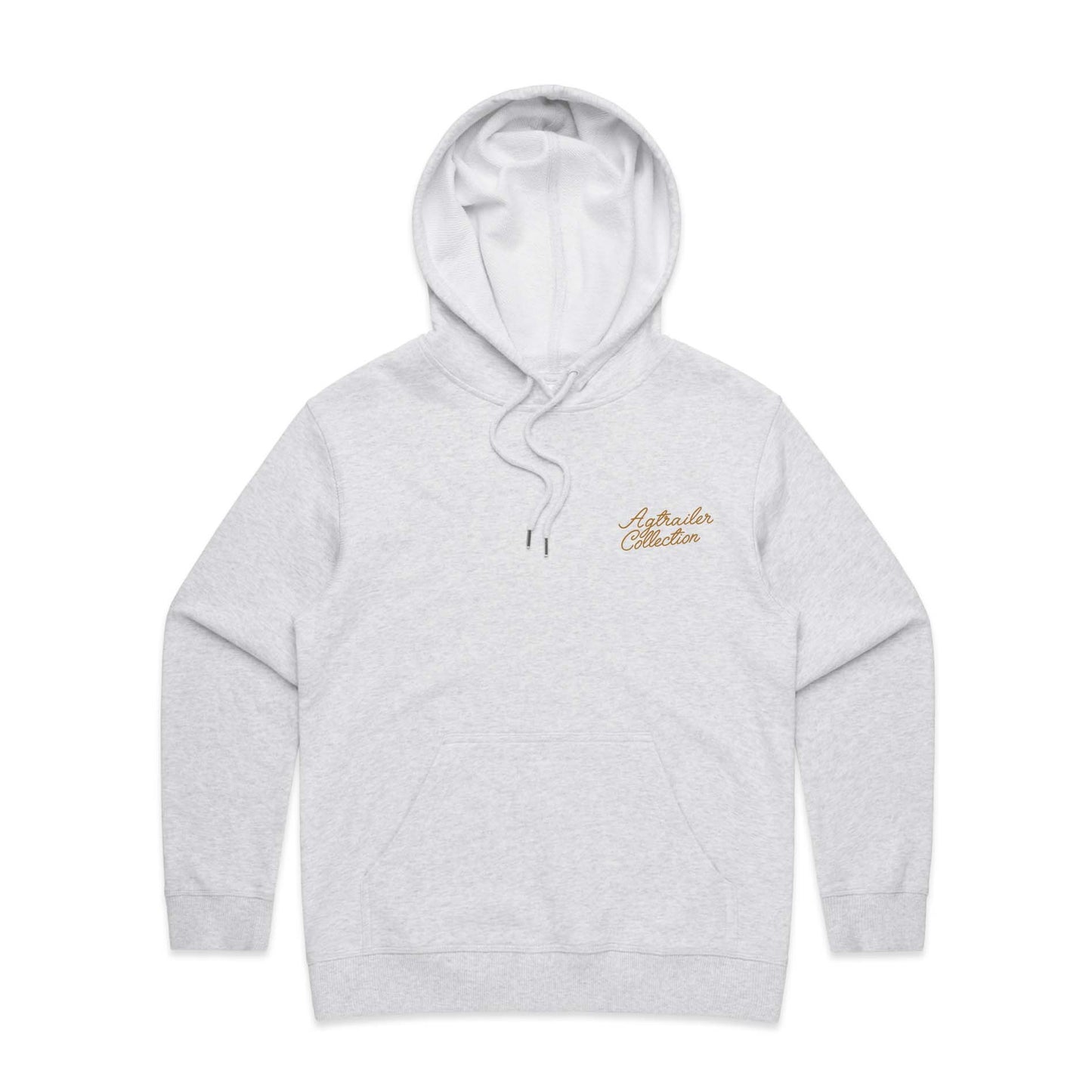 WOMEN'S Hoodie - White Marle (Stayed In Bed)