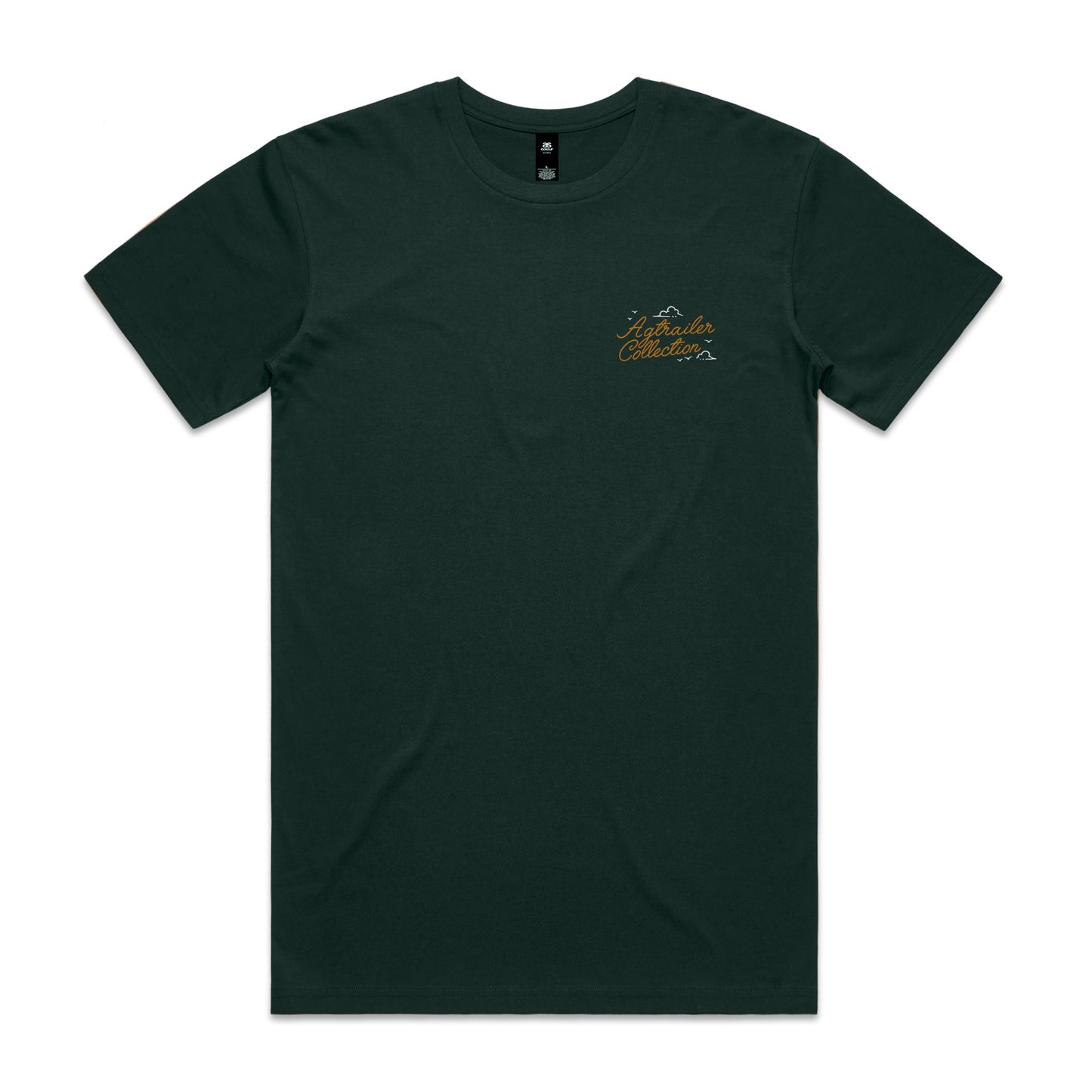 Stayed in Bed - Block Tee (Pine Green)