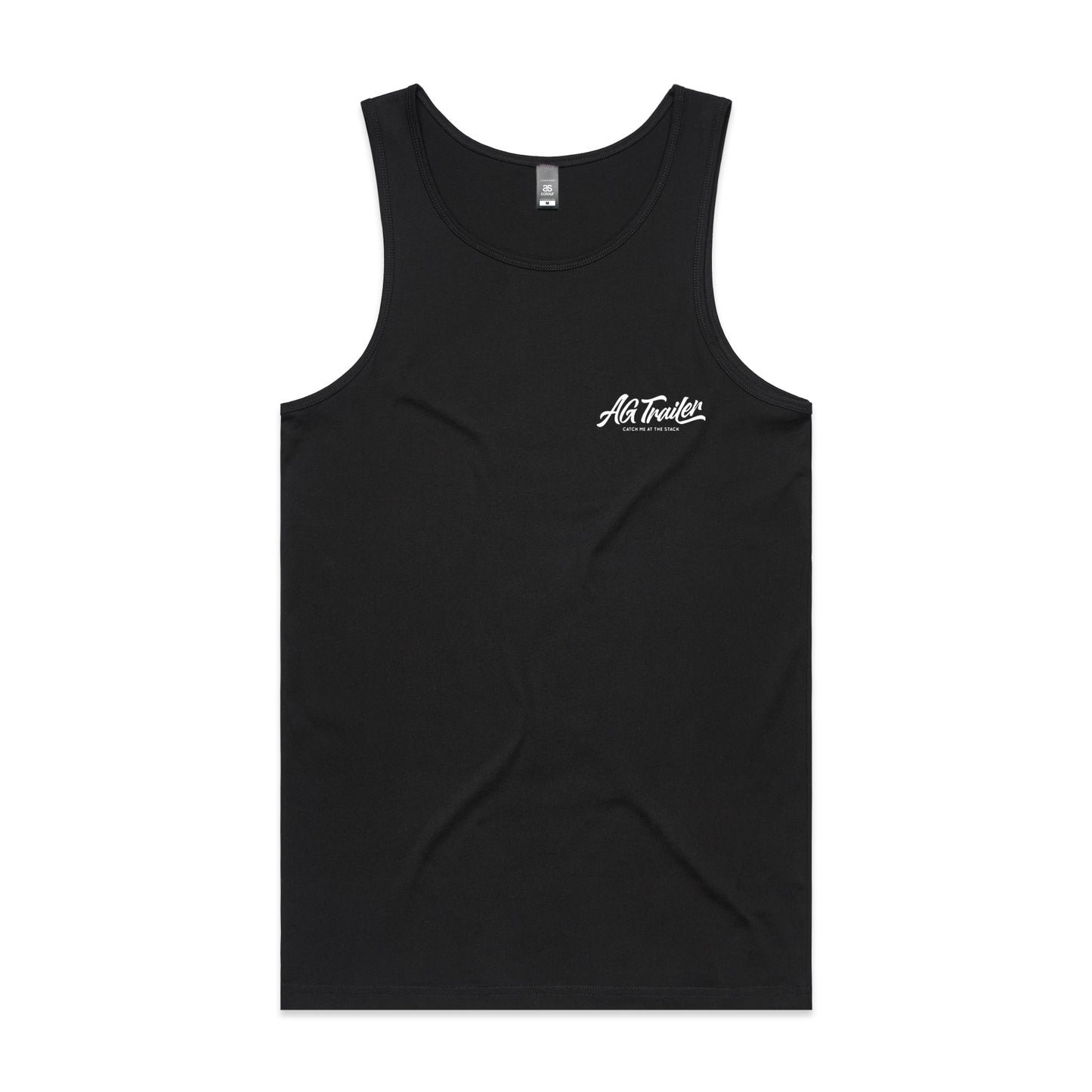 Muster's Singlet - Black (Catch me at the Stack)