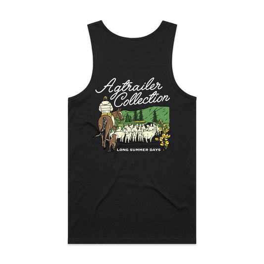 Muster's Singlet - Black (Long Summer Days)