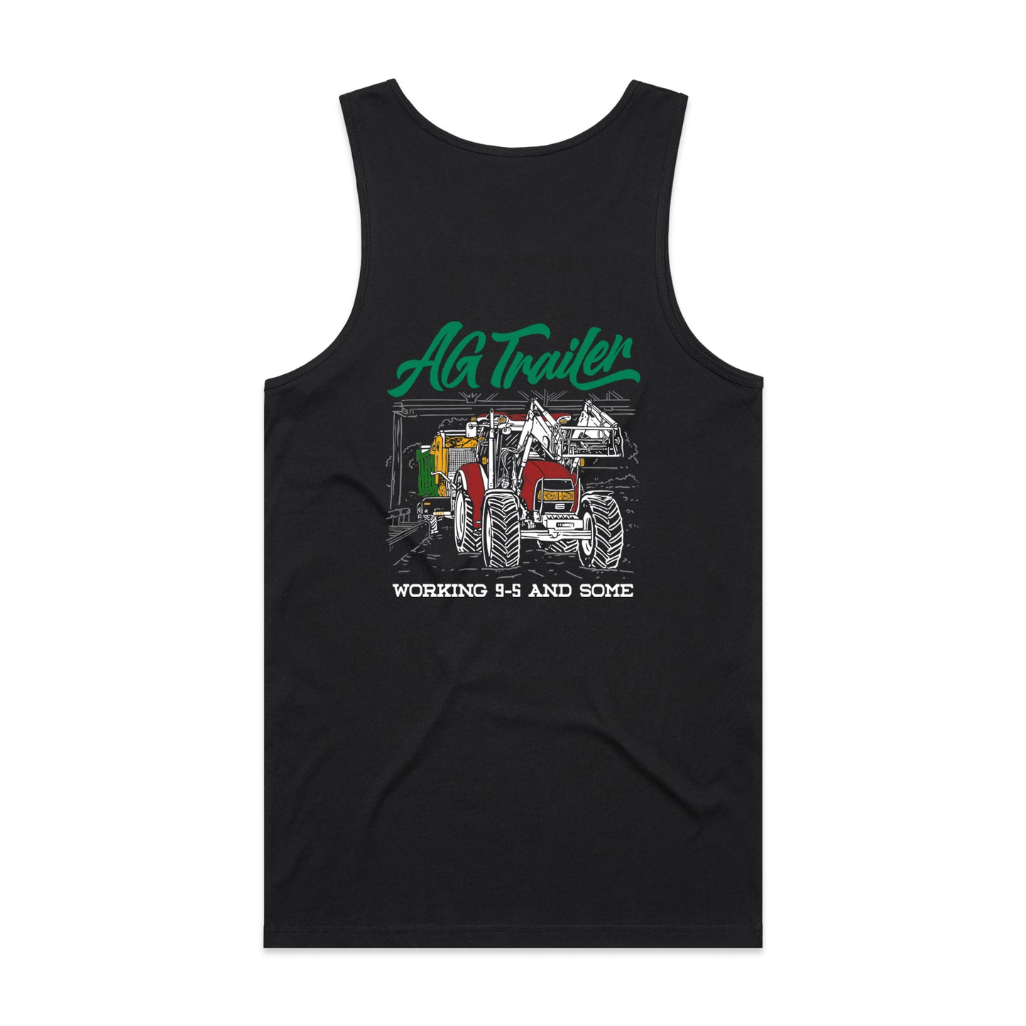 Muster's Singlet - Black (Working 9-5)