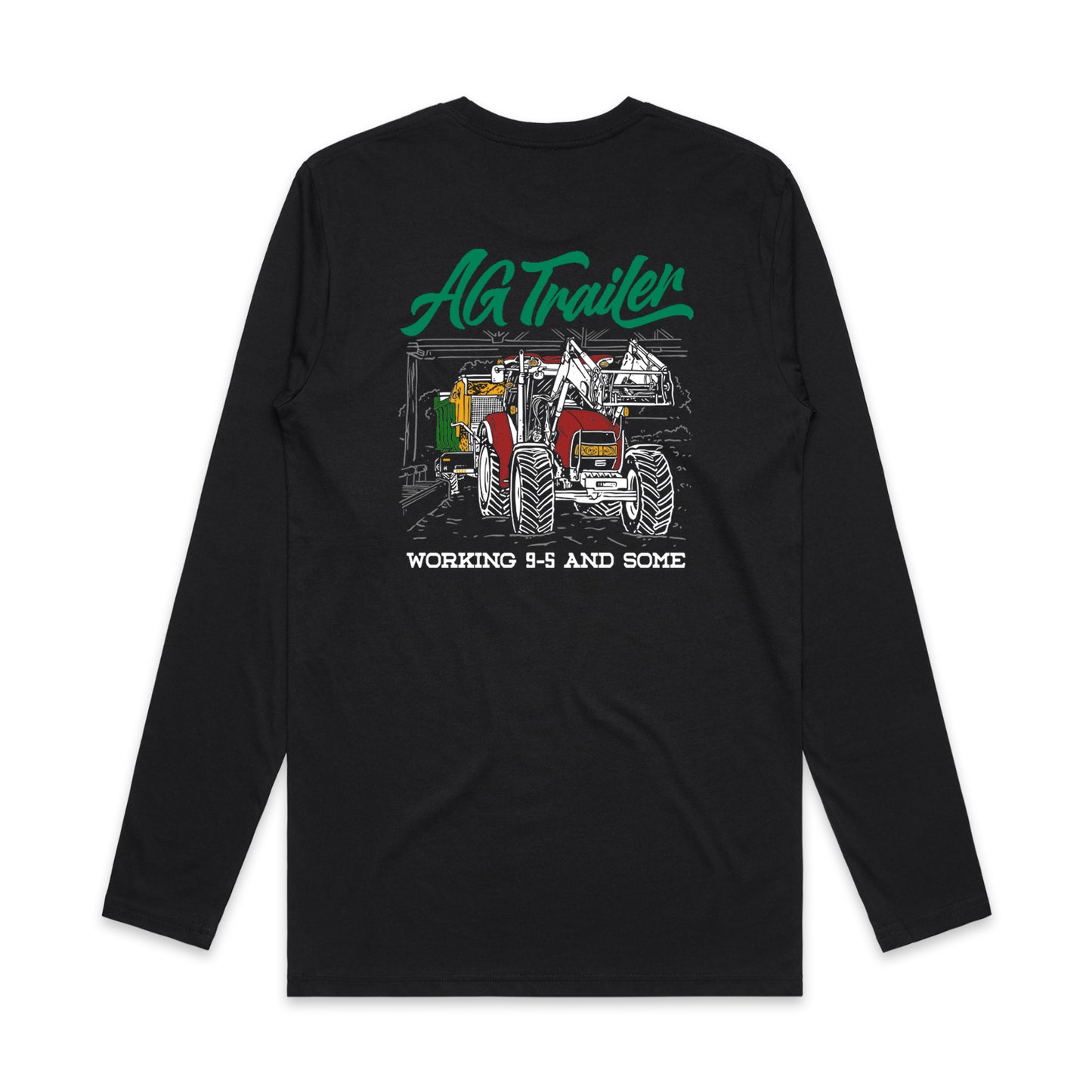 Working 9-5 - Long Sleeve Tee (Ink)