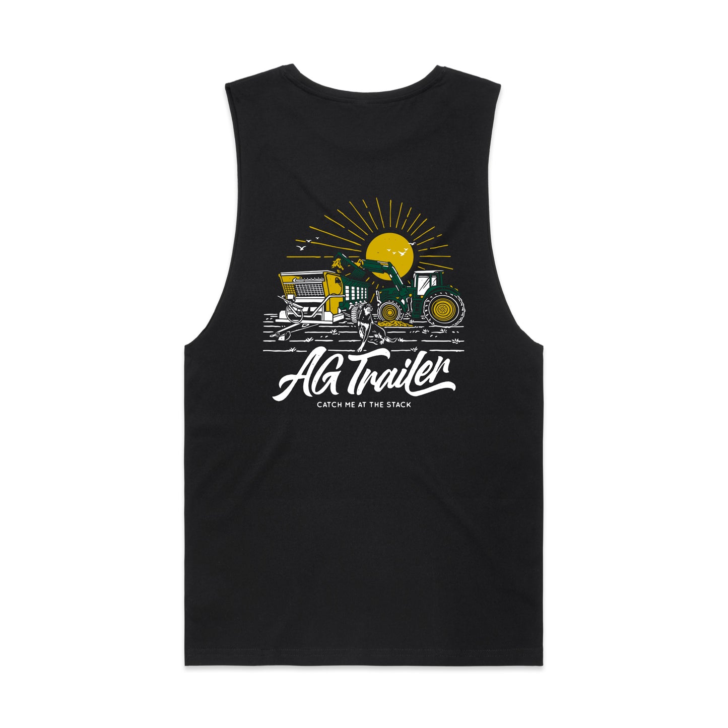 Muscle Tank Top - Black (Catch Me at the Stack)