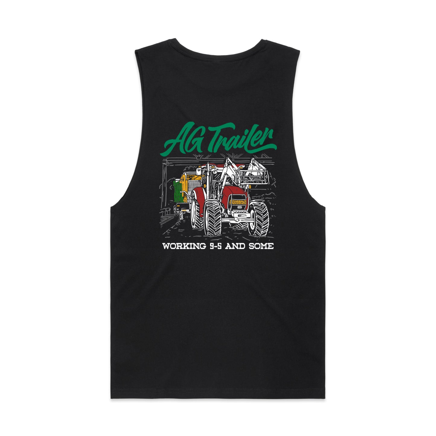 Muscle Tank Top - Black (Working 9-5)