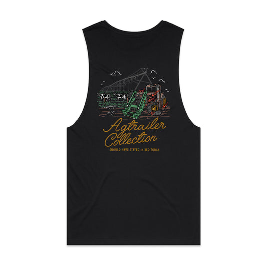 Muscle Tank Top - Black (Stayed in Bed)
