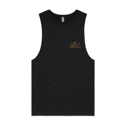 Muscle Tank Top - Black (Stayed in Bed)