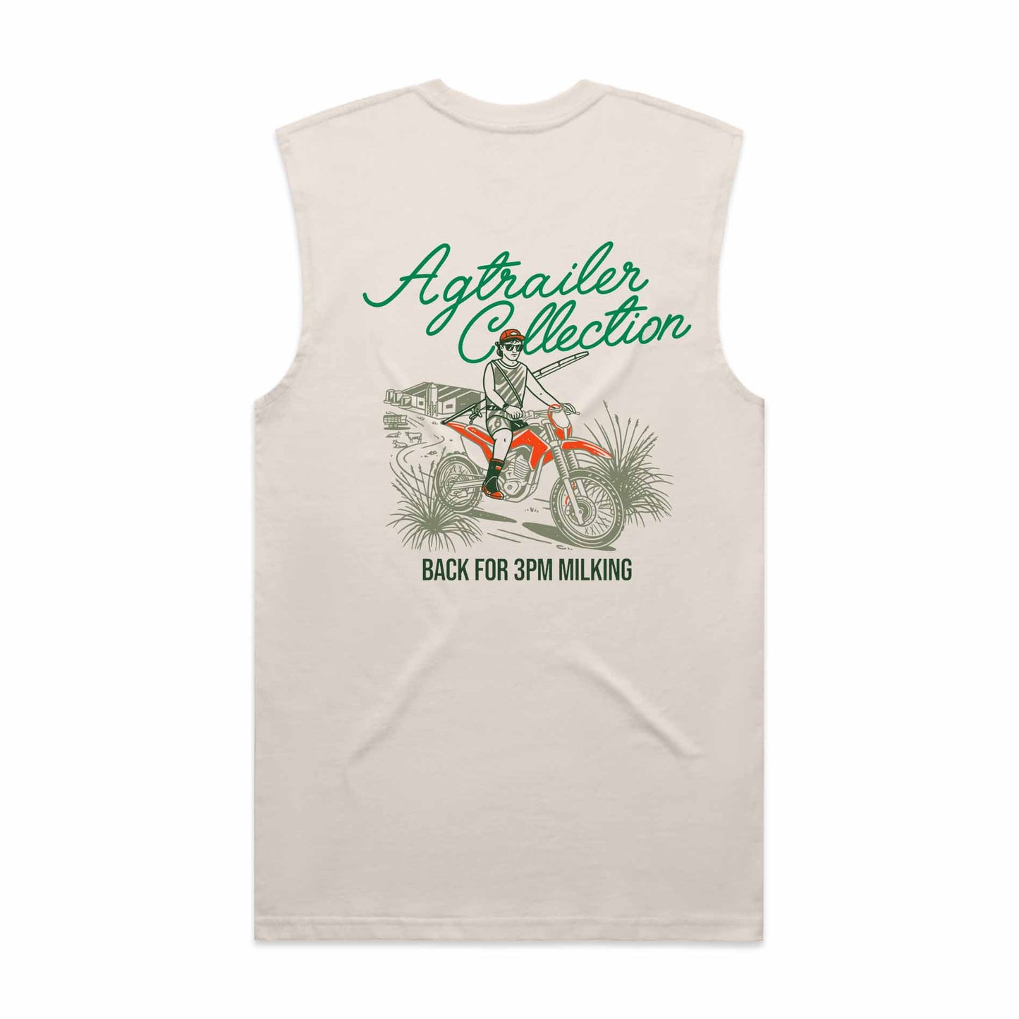 Men's Classic Tank - Bone (Back for 3pm Milking)