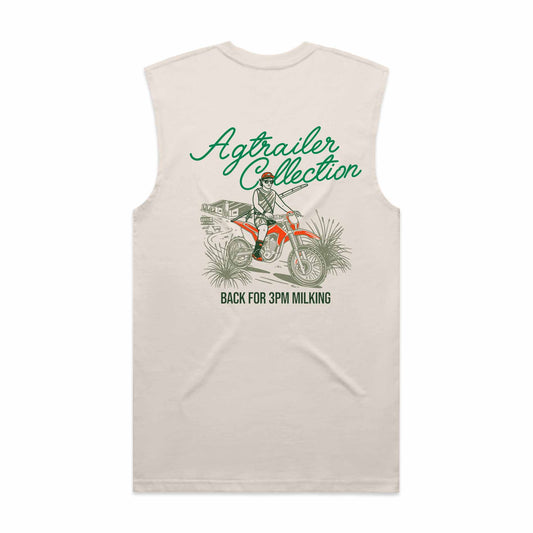 Men's Classic Tank - Bone (Back for 3pm Milking)