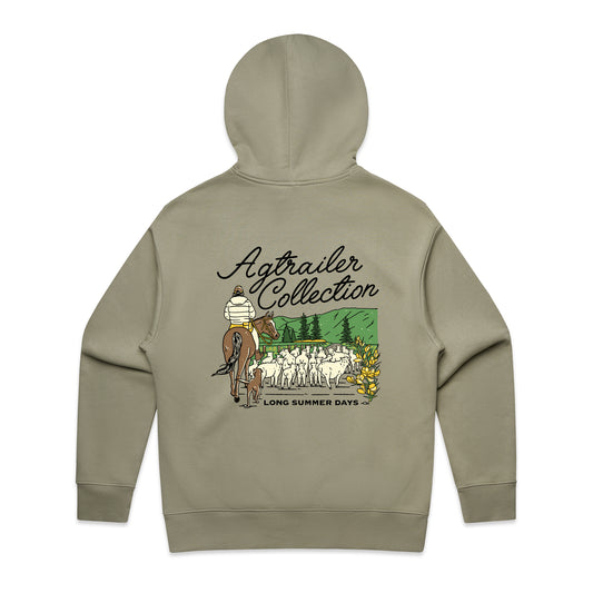 MEN'S FIT Heavy Hoodie - Eucalyptus (Long Summer Days)