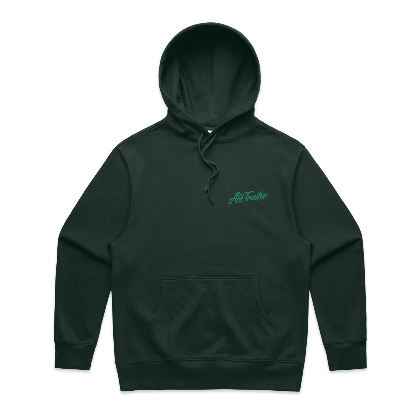 MEN'S FIT - Heavy Hoodie  - Pine Green (Working 9-5)