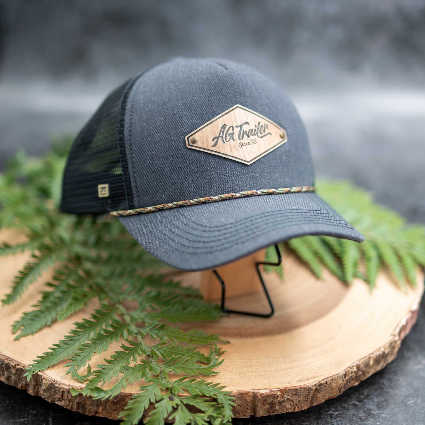 Agtrailer Trucker Hat - Corded (Gray 2-toned)