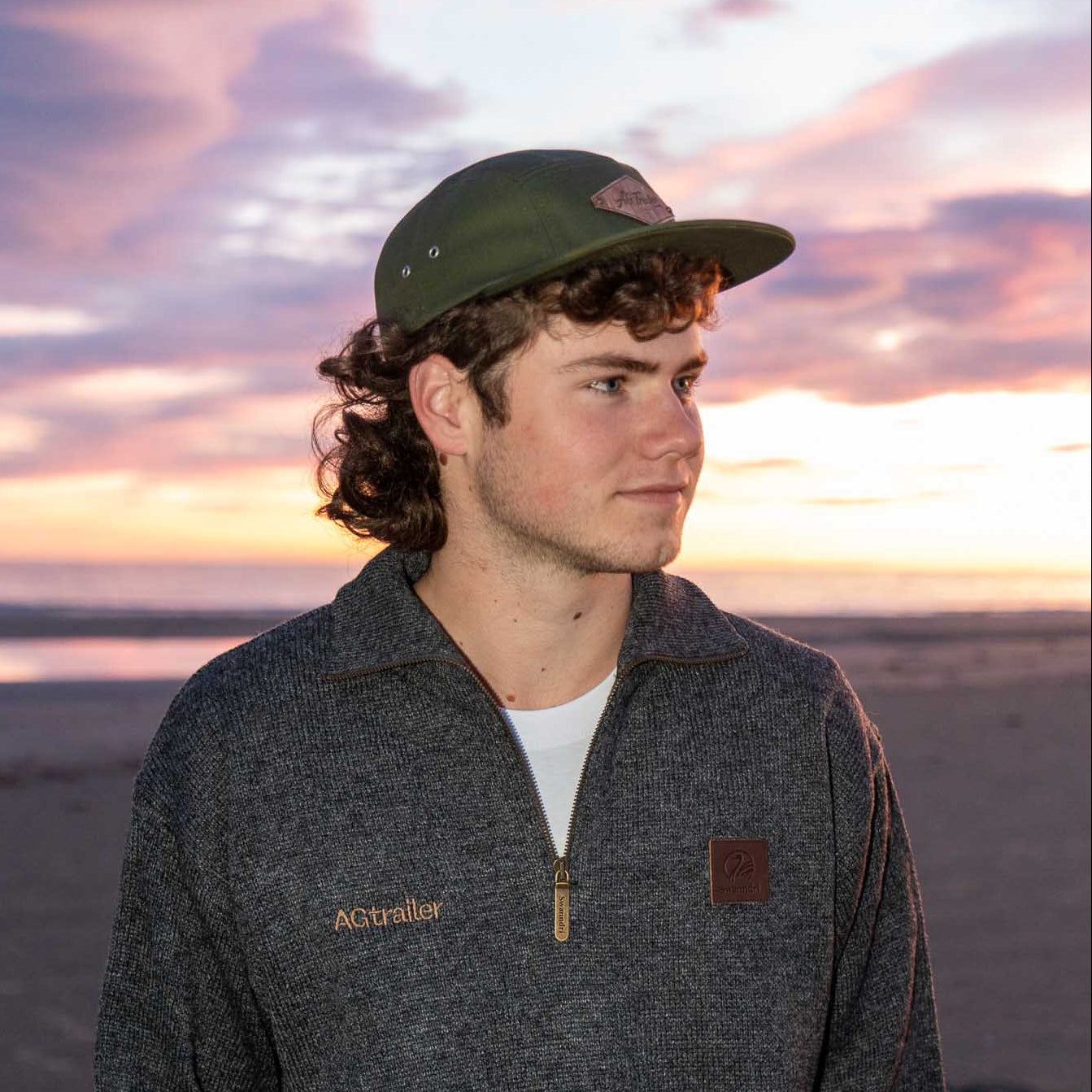 Will is wearing the Camper Cap