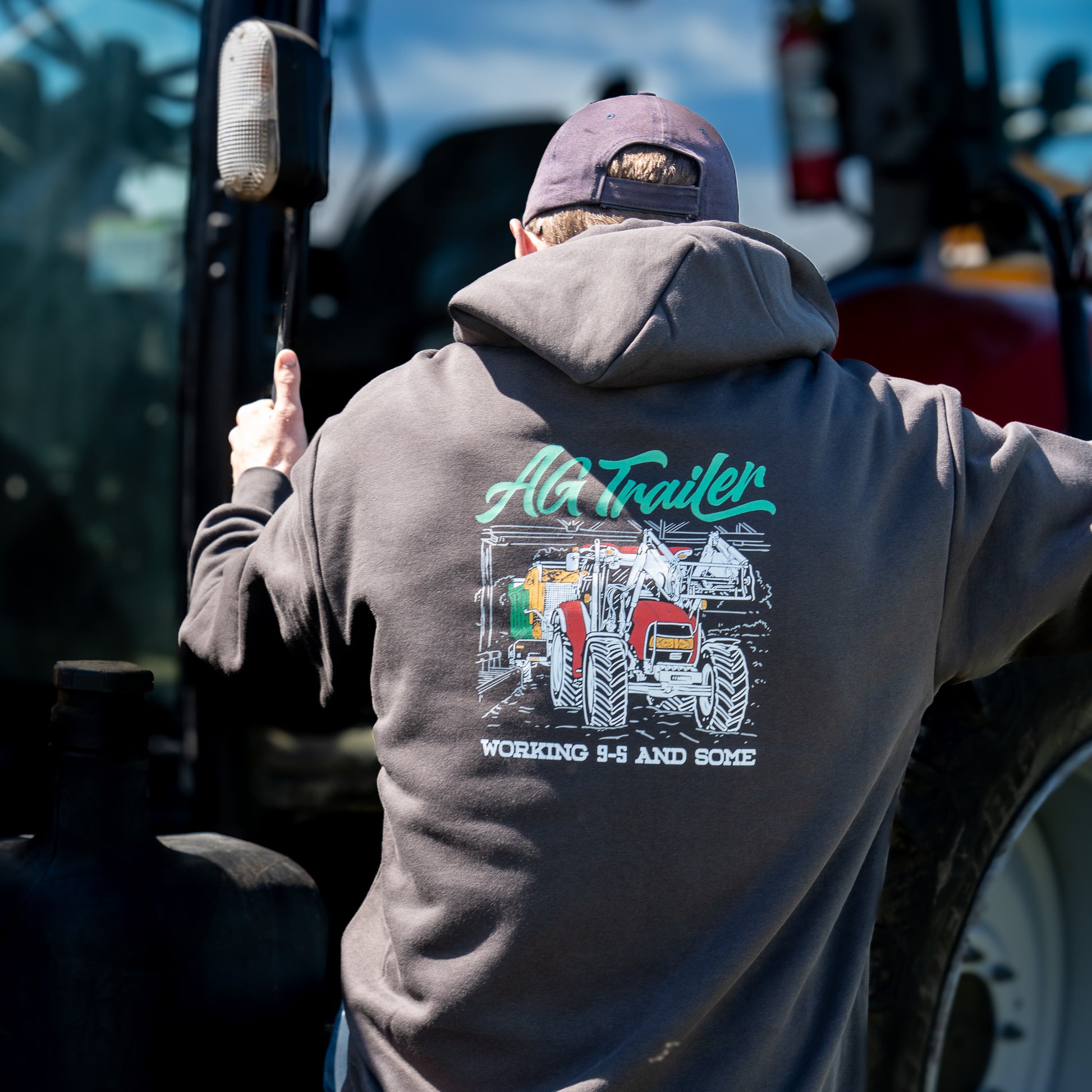 Working 9 to 5 and Some Collection - Heavy Hoodie - UNISEX - Coal