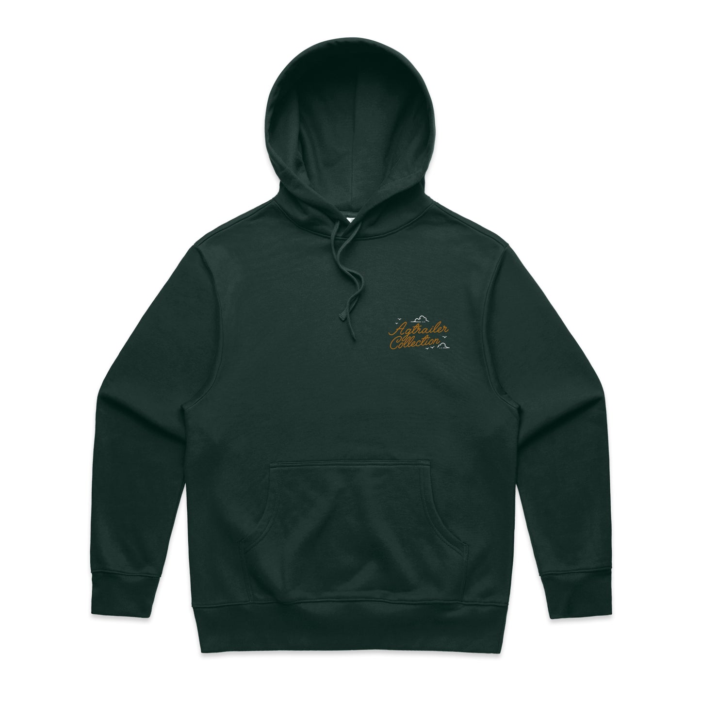 Heavy Hoodie - 400gsm - Pine Green - Front - Should have stayed in bed.