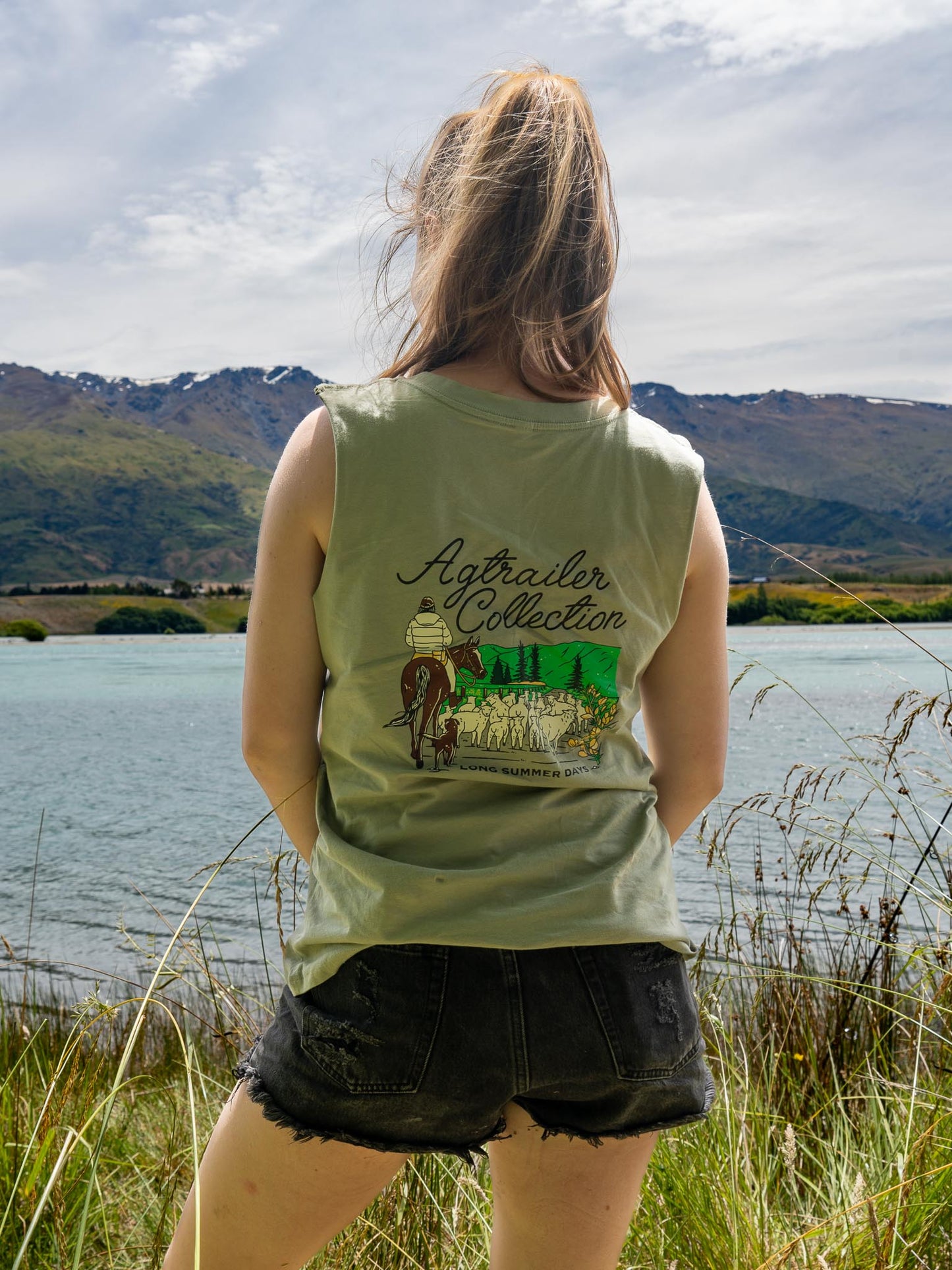 Women's Tank - Pistachio (Long Summer Days)