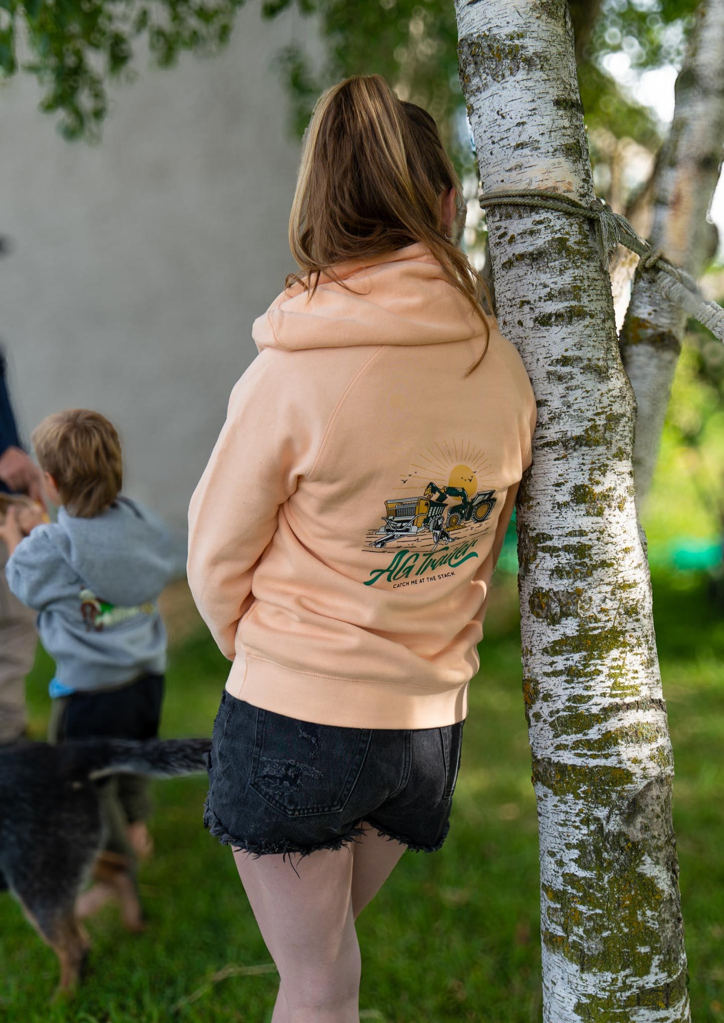 Women's Hoodie - PEACH (Catch Me at the Stack)