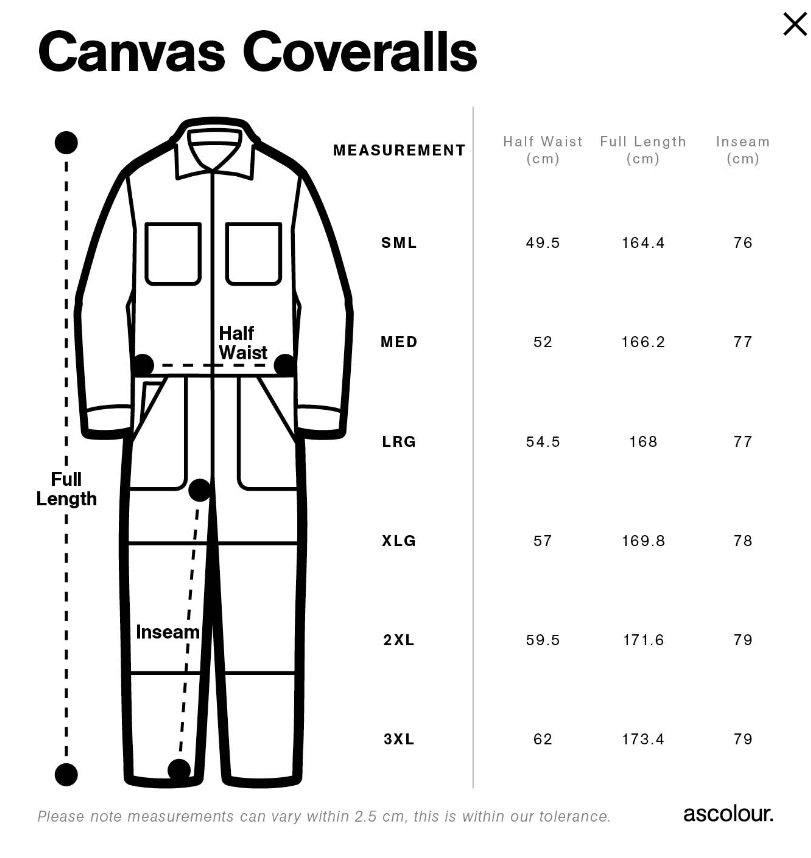 Men's Canvas Coveralls