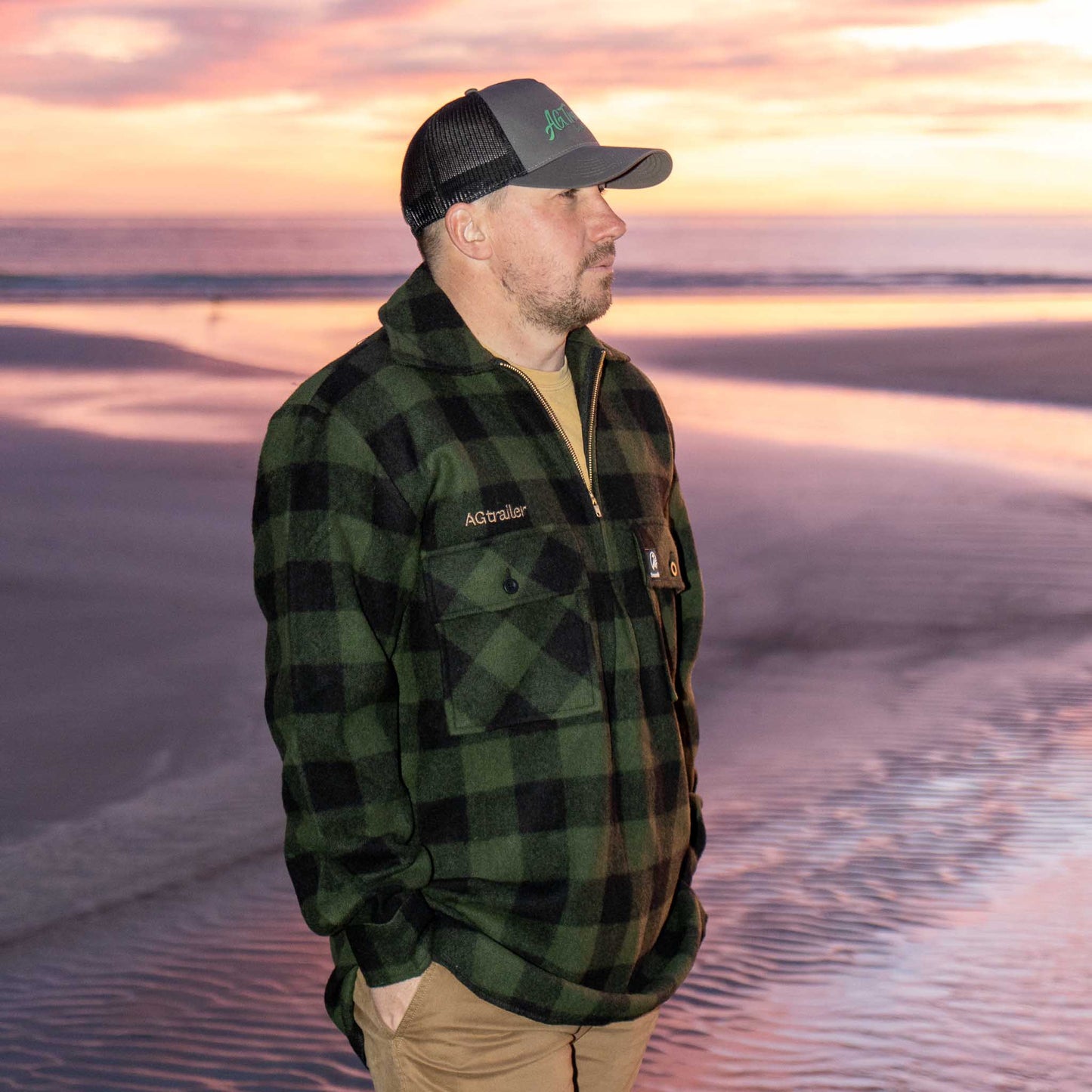 Swanndri Bushshirt Paired with Agtrailer Cap