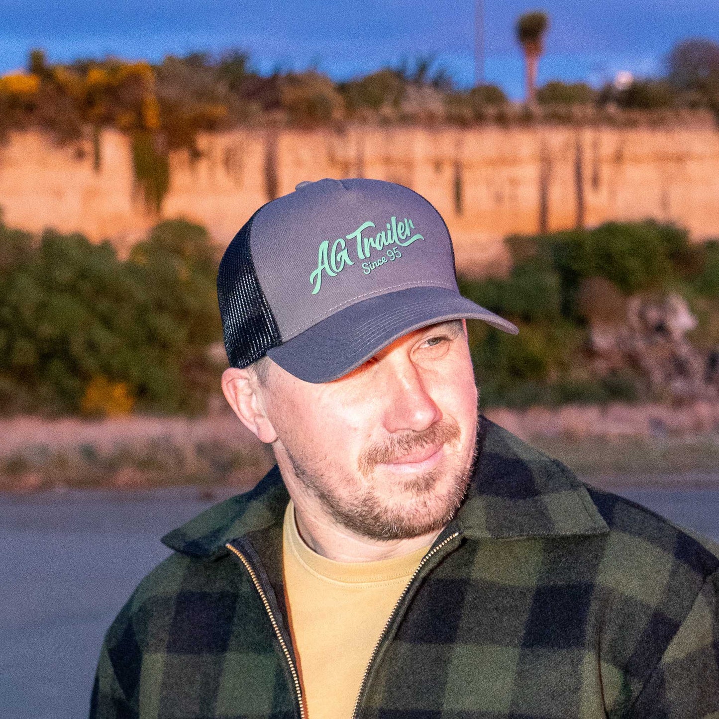 Agtrailer Trucker Hat (Gray)